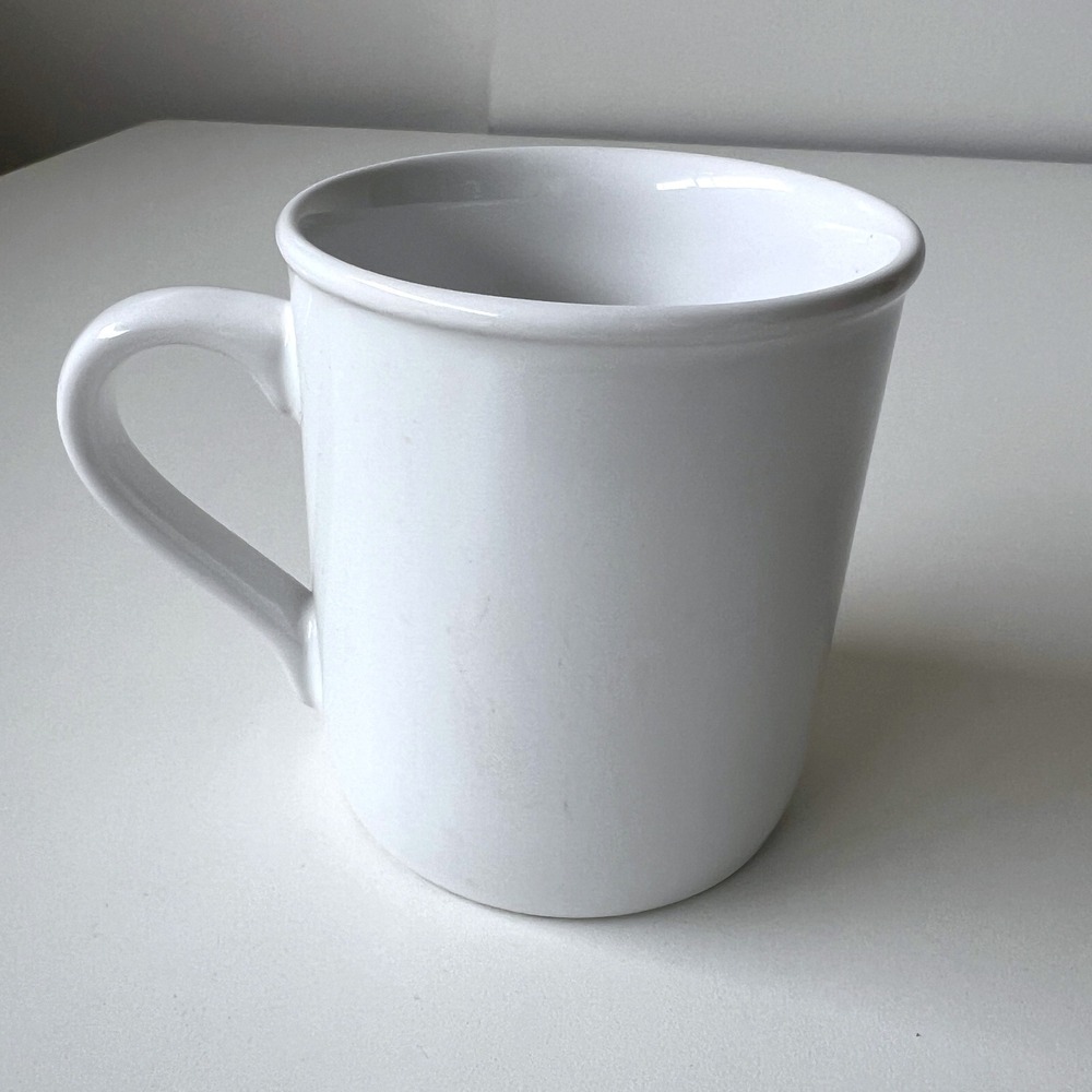 Vintage 1985 Hallmark Rim Shots Give Me Strength Mouse Weightlifting Mug - Picture 5 of 8